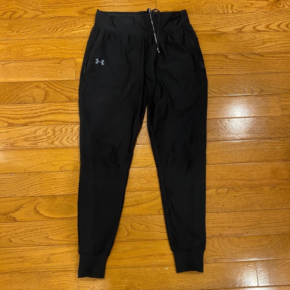 Underarmour speed pocket black joggers - Picture 1 of 3
